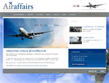 Tablet Screenshot of airaffairs.dk